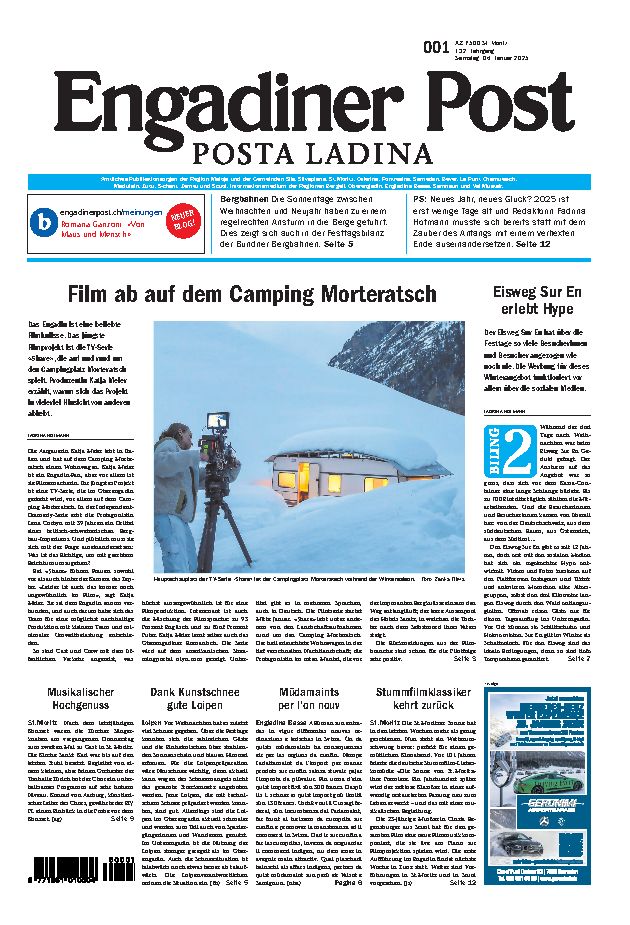 Engadiner Post Nr. 001 vom Samstag, 04.01.2025