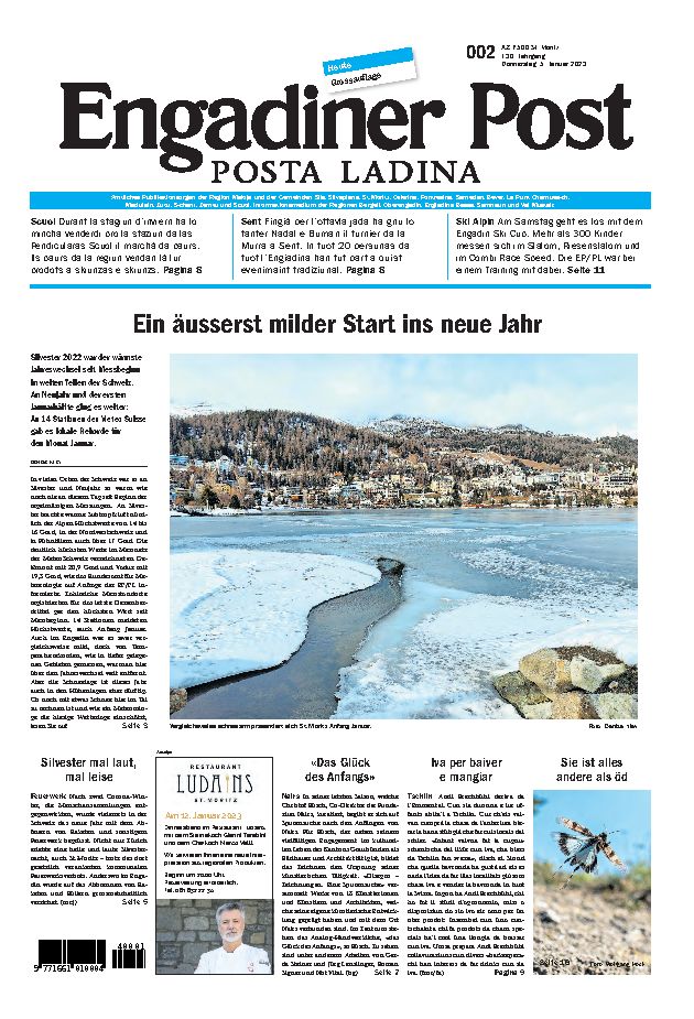 Engadiner Post Nr. 002 vom Donnerstag, 05.01.2023