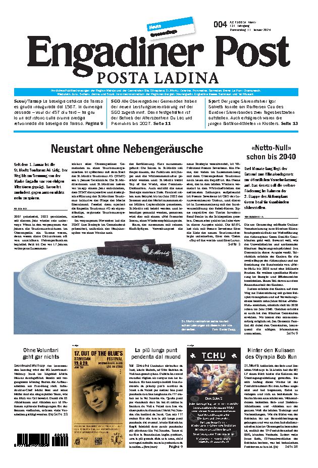 Engadiner Post Nr. 004 vom Donnerstag, 11.01.2024
