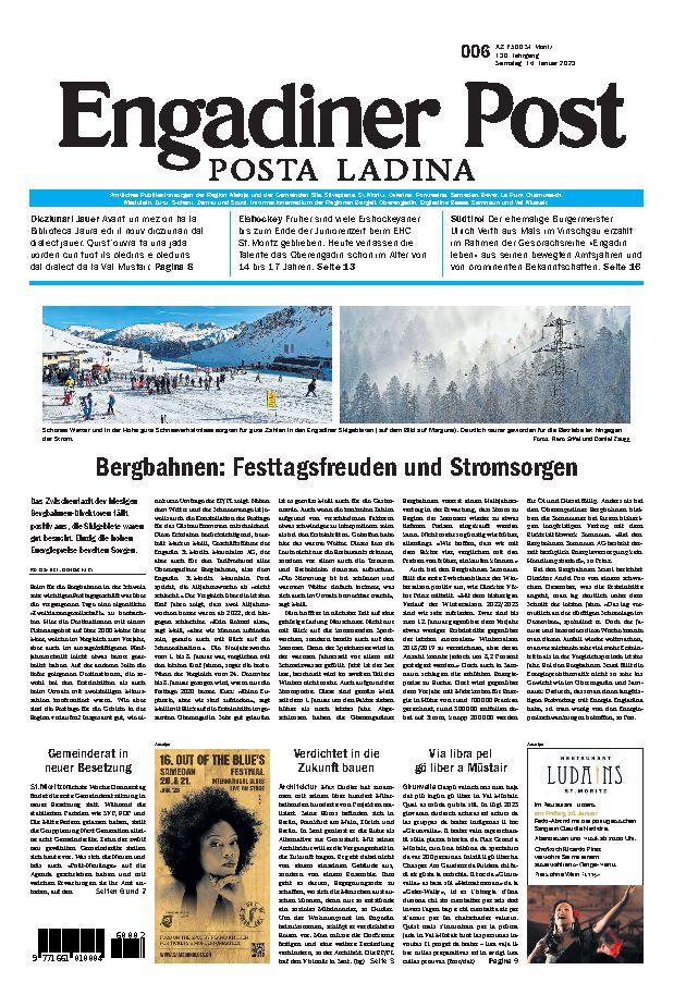 Engadiner Post Nr. 006 vom Samstag, 14.01.2023