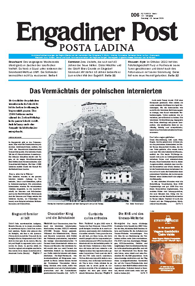 Engadiner Post Nr. 006 vom Dienstag, 16.01.2024