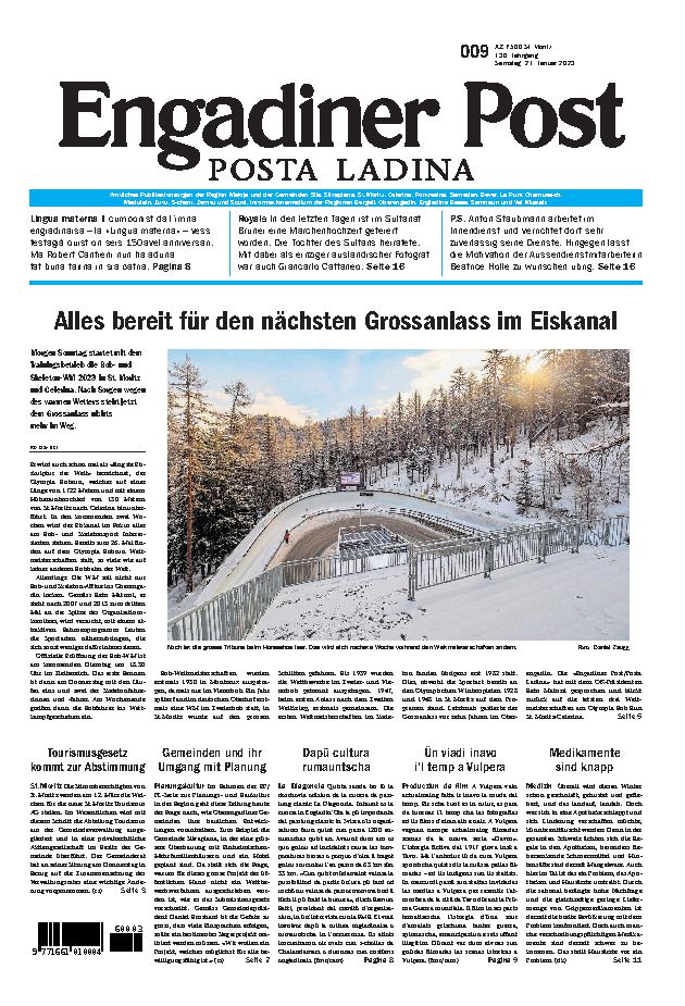 Engadiner Post Nr. 009 vom Samstag, 21.01.2023