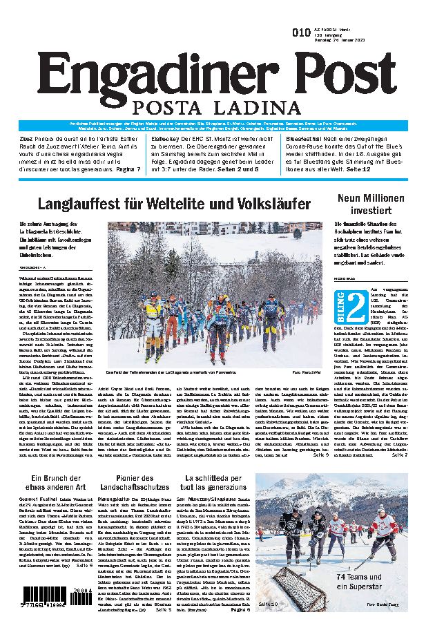 Engadiner Post Nr. 010 vom Dienstag, 24.01.2023