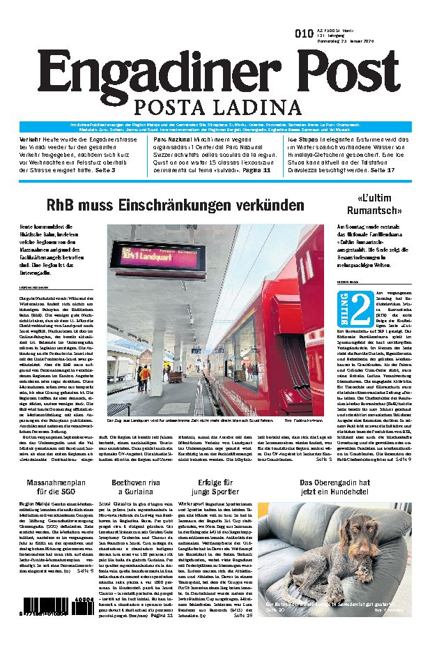 Engadiner Post Nr. 010 vom Donnerstag, 25.01.2024