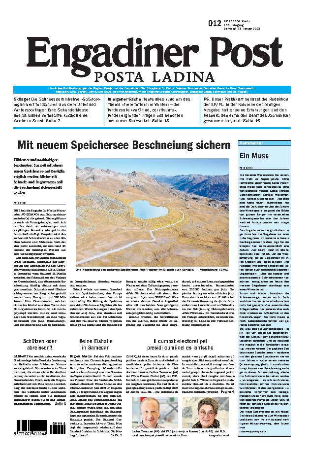 Engadiner Post Nr. 012 vom Samstag, 28.01.2023