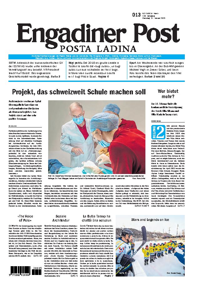 Engadiner Post Nr. 013 vom Dienstag, 31.01.2023