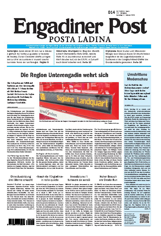 Engadiner Post Nr. 014 vom Samstag, 03.02.2024