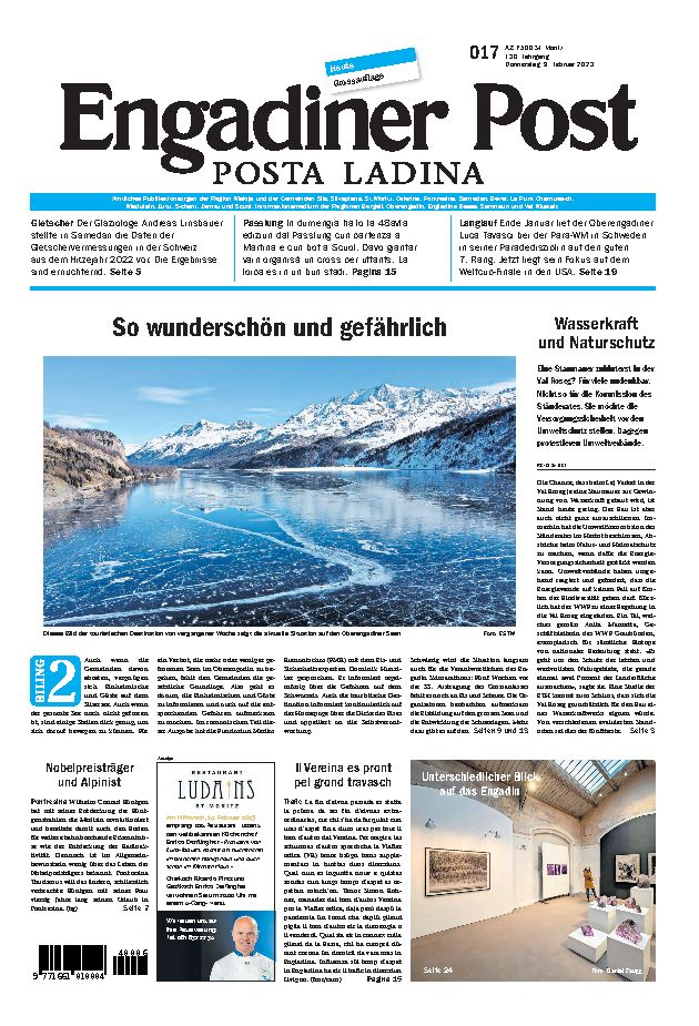 Engadiner Post Nr. 017 vom Donnerstag, 09.02.2023