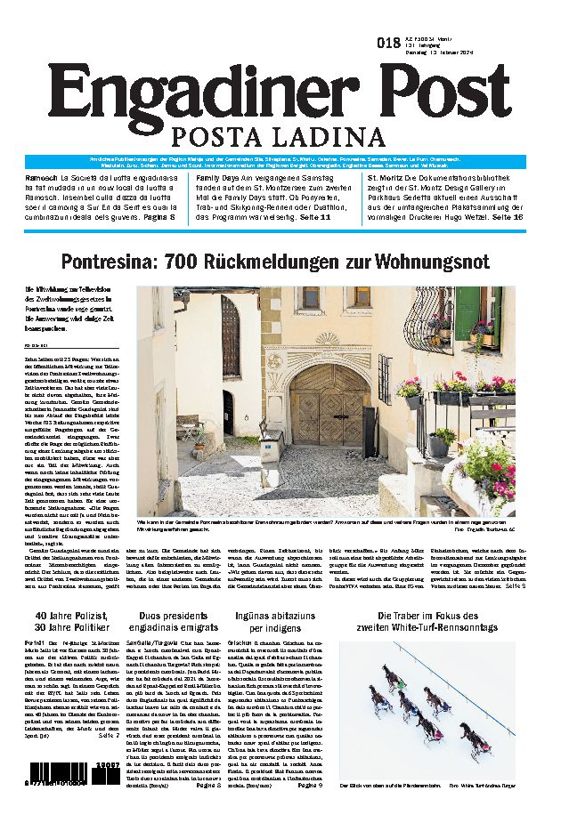 Engadiner Post Nr. 018 vom Dienstag, 13.02.2024