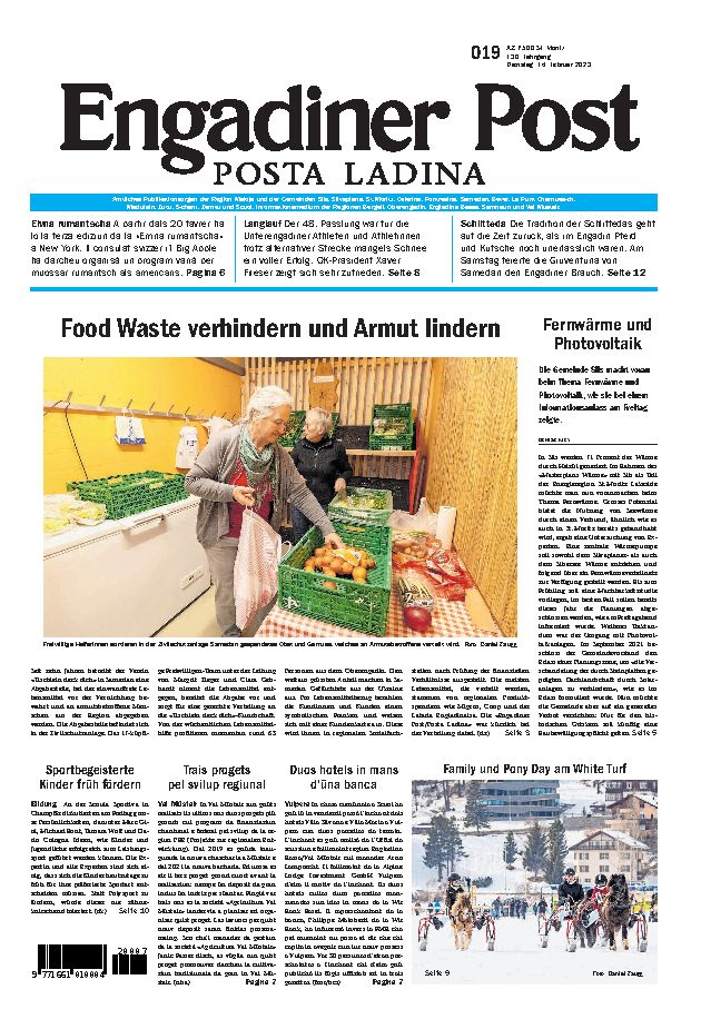 Engadiner Post Nr. 019 vom Dienstag, 14.02.2023
