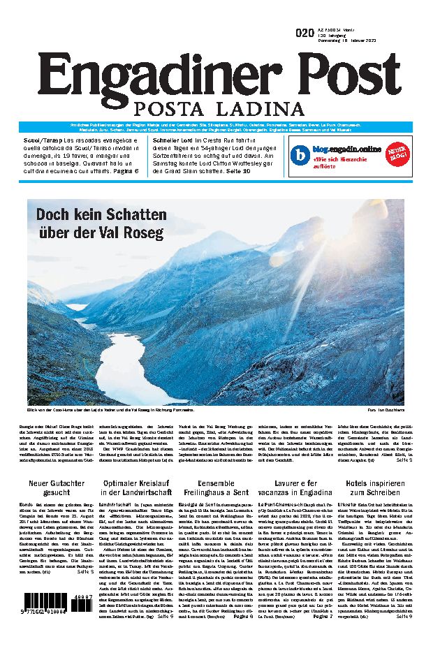 Engadiner Post Nr. 020 vom Donnerstag, 16.02.2023