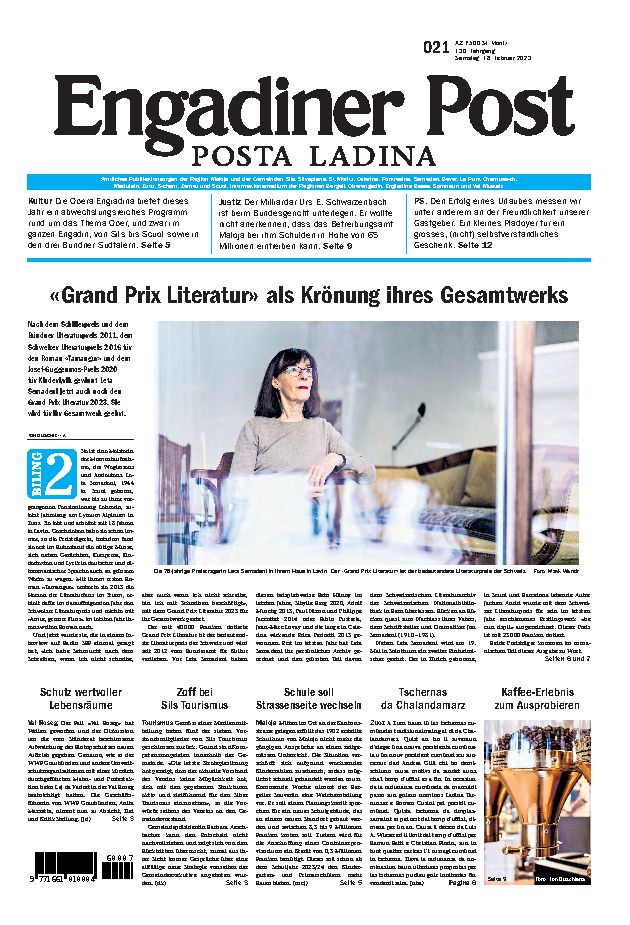 Engadiner Post Nr. 021 vom Samstag, 18.02.2023