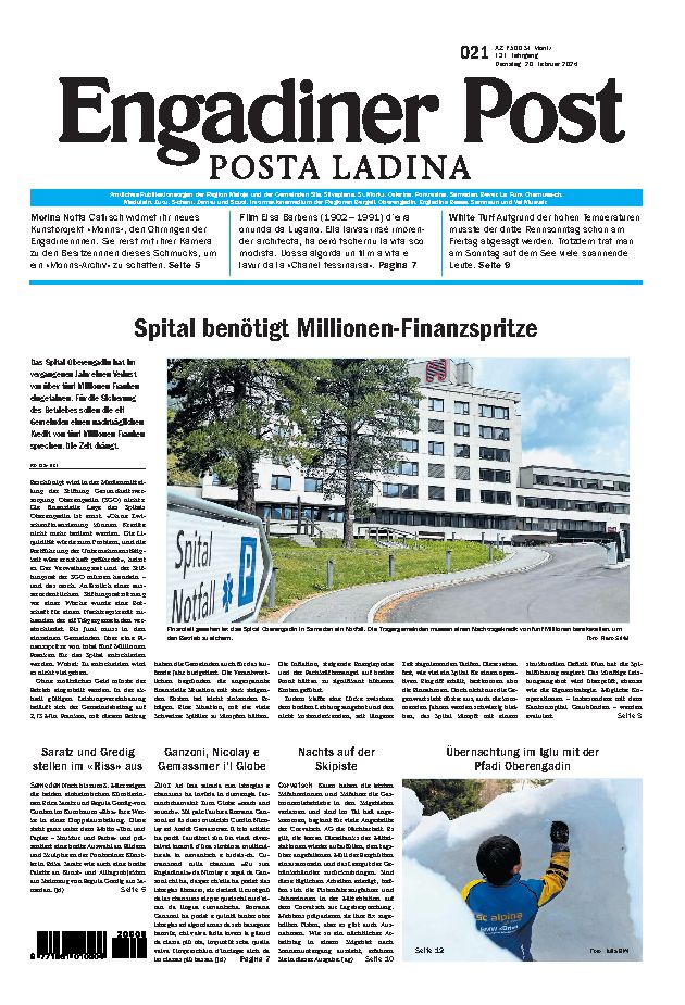 Engadiner Post Nr. 021 vom Dienstag, 20.02.2024