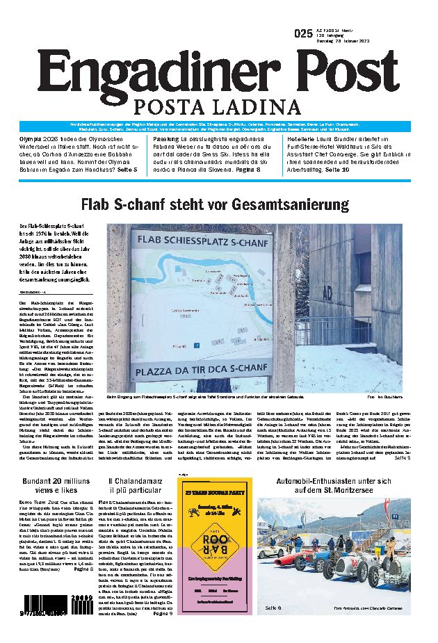 Engadiner Post Nr. 025 vom Dienstag, 28.02.2023