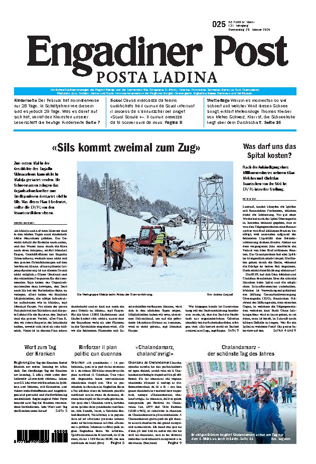 Engadiner Post Nr. 025 vom Donnerstag, 29.02.2024