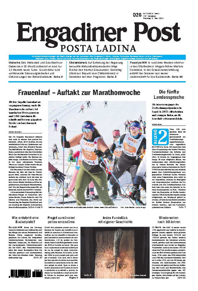 Engadiner Post Nr. 026 vom Dienstag, 04.03.2025