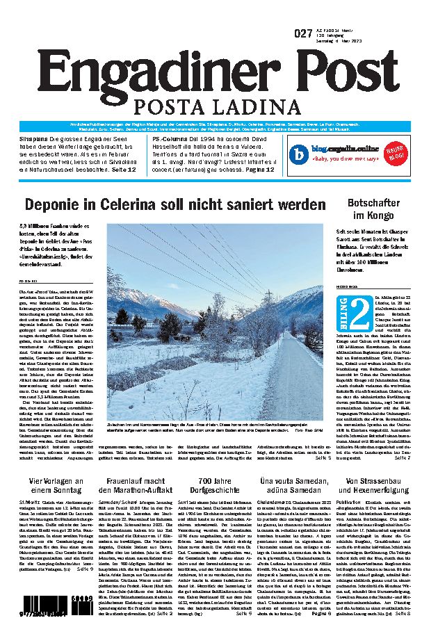 Engadiner Post Nr. 027 vom Samstag, 04.03.2023