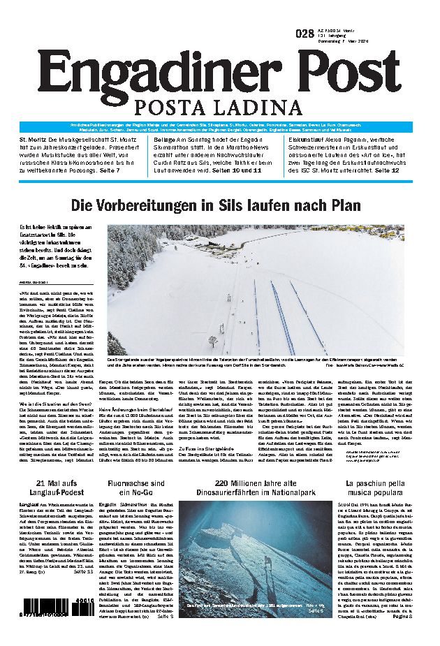 Engadiner Post Nr. 028 vom Donnerstag, 07.03.2024