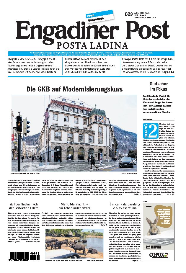 Engadiner Post Nr. 029 vom Donnerstag, 09.03.2023
