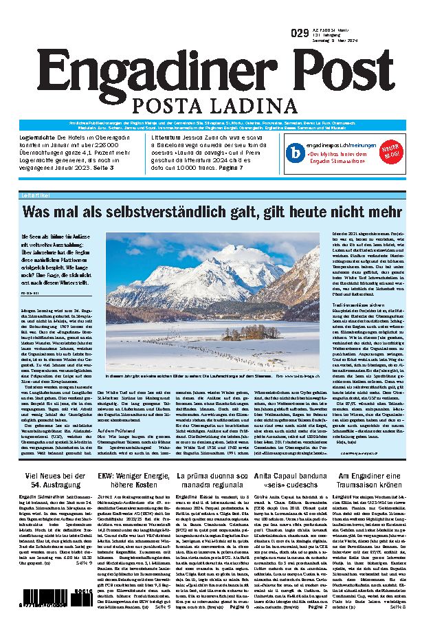 Engadiner Post Nr. 029 vom Samstag, 09.03.2024