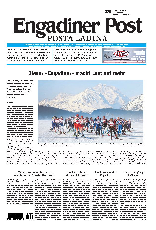 Engadiner Post Nr. 029 vom Dienstag, 11.03.2025