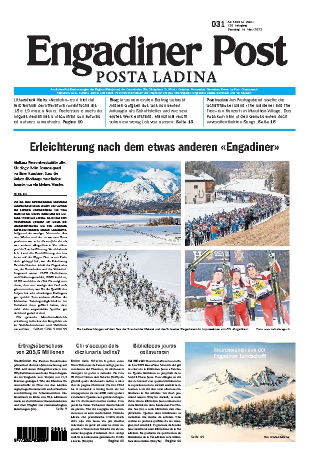Engadiner Post Nr. 031 vom Dienstag, 14.03.2023