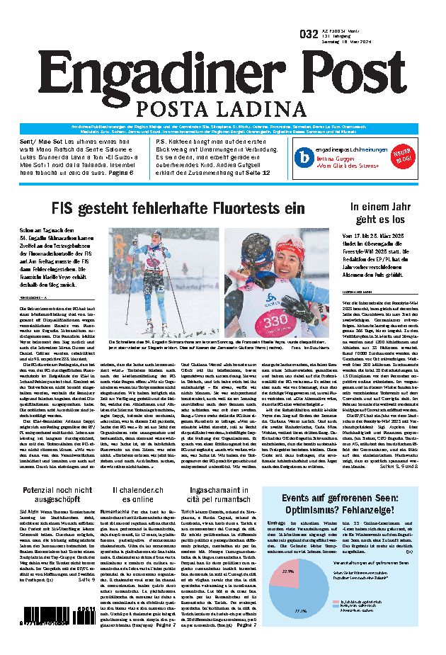 Engadiner Post Nr. 032 vom Samstag, 16.03.2024
