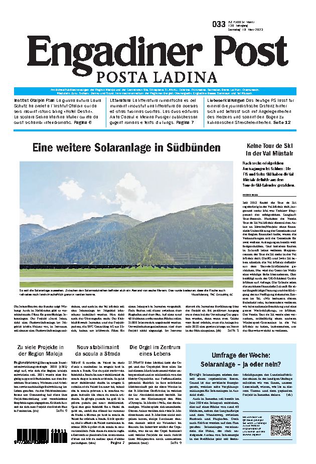 Engadiner Post Nr. 033 vom Samstag, 18.03.2023