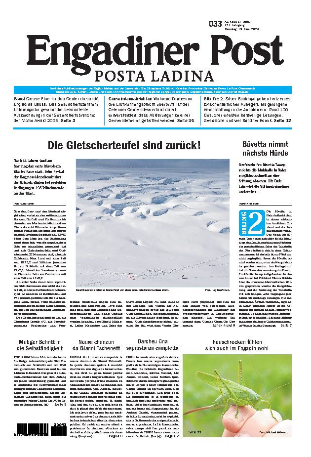 Engadiner Post Nr. 033 vom Dienstag, 19.03.2024