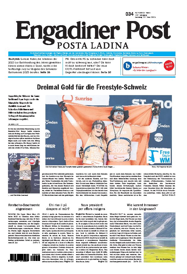 Engadiner Post Nr. 034 vom Samstag, 22.03.2025