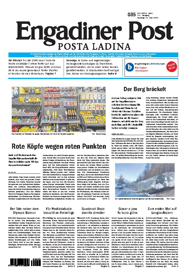 Engadiner Post Nr. 035 vom Samstag, 23.03.2024