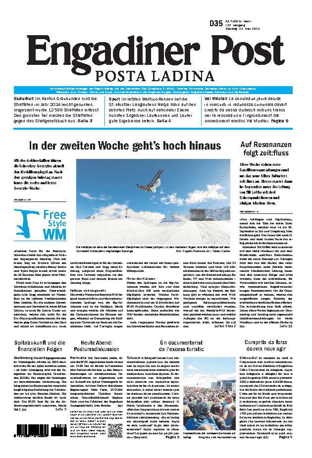 Engadiner Post Nr. 035 vom Dienstag, 25.03.2025