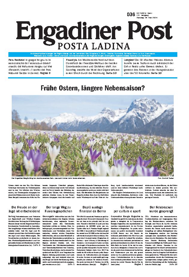 Engadiner Post Nr. 036 vom Dienstag, 26.03.2024
