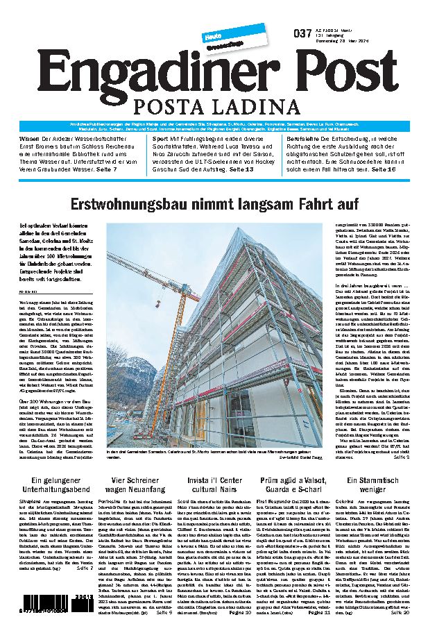 Engadiner Post Nr. 037 vom Donnerstag, 28.03.2024
