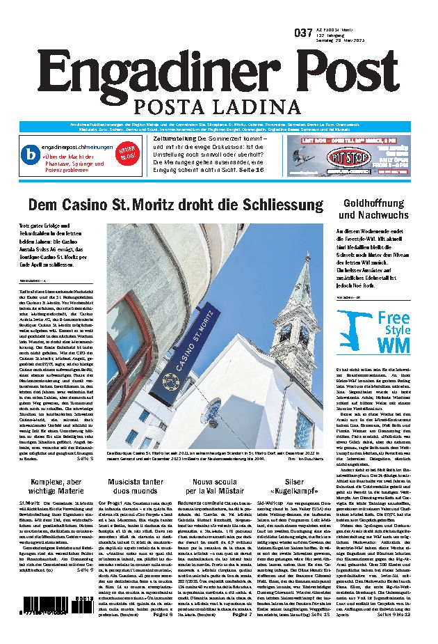Engadiner Post Nr. 037 vom Samstag, 29.03.2025
