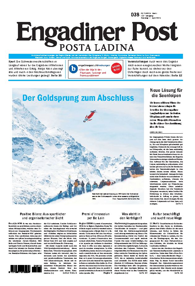 Engadiner Post Nr. 038 vom Dienstag, 01.04.2025