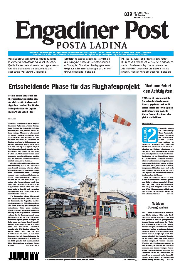 Engadiner Post Nr. 039 vom Samstag, 01.04.2023