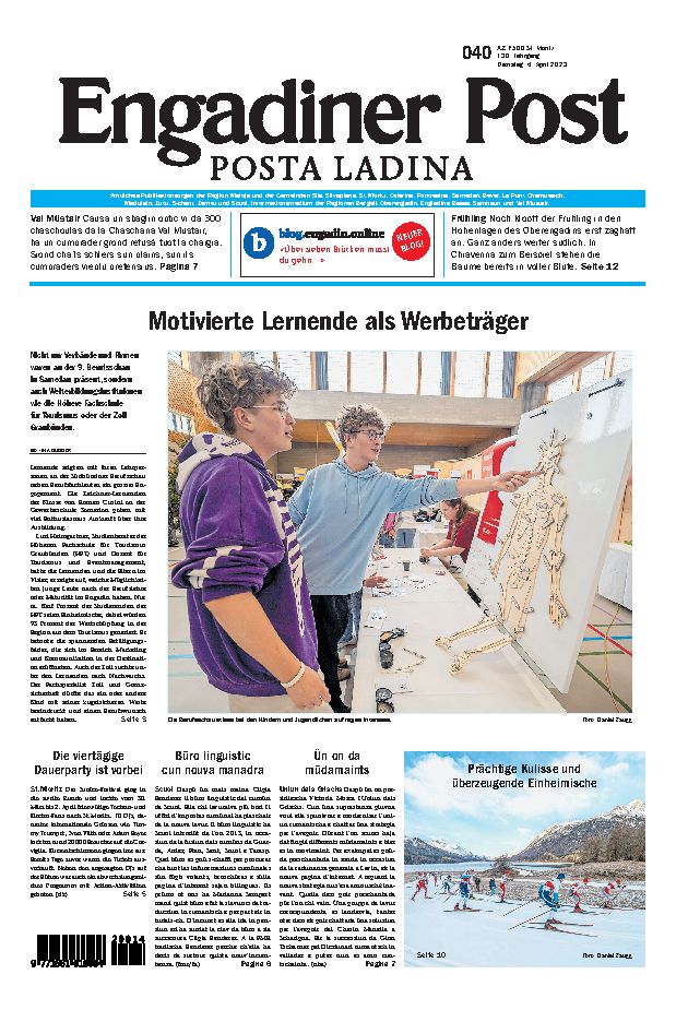 Engadiner Post Nr. 040 vom Dienstag, 04.04.2023