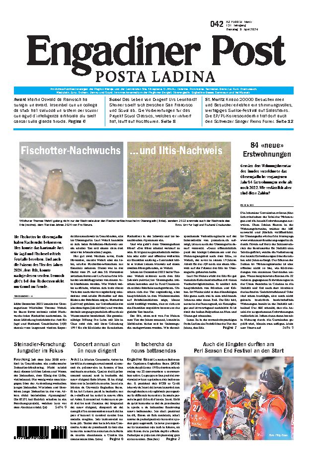 Engadiner Post Nr. 042 vom Dienstag, 09.04.2024