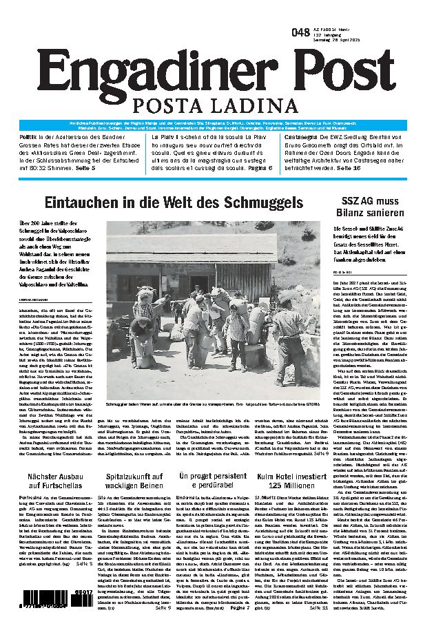 Engadiner Post Nr. 048 vom Samstag, 26.04.2025