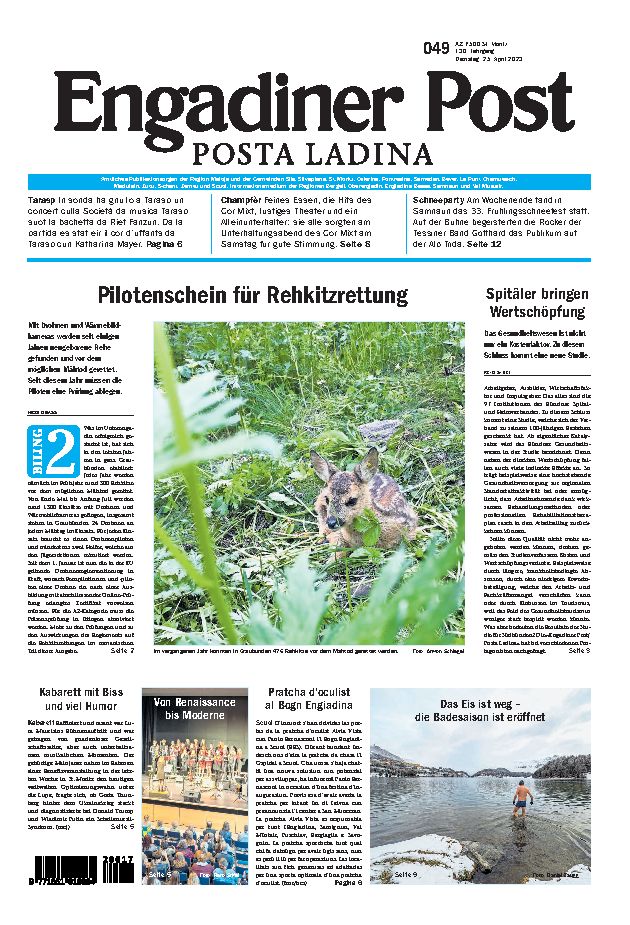 Engadiner Post Nr. 049 vom Dienstag, 25.04.2023
