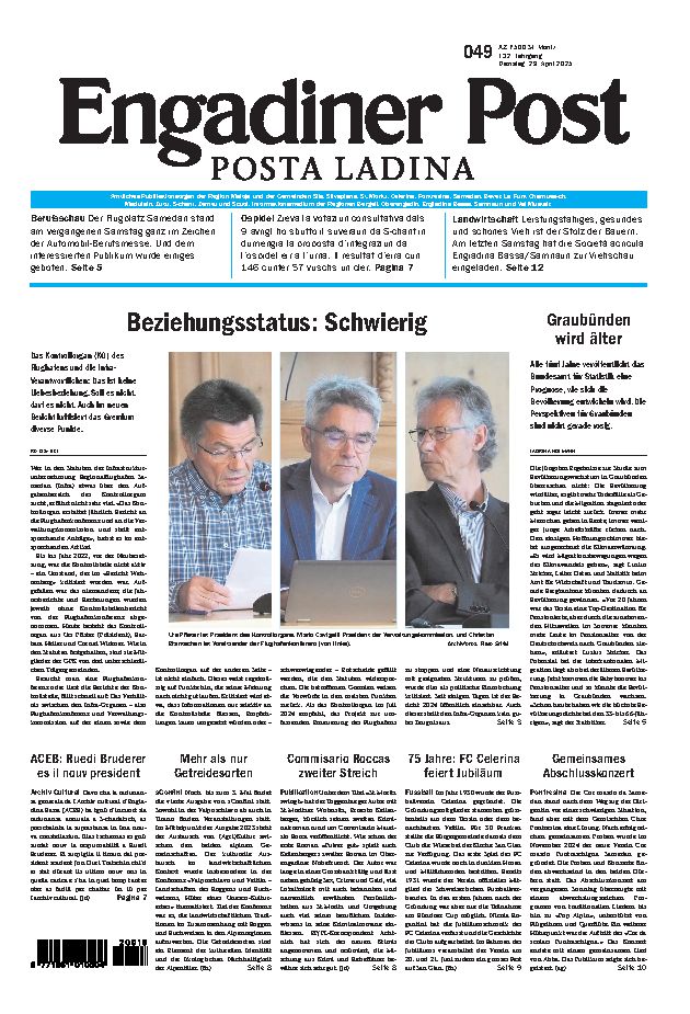 Engadiner Post Nr. 049 vom Dienstag, 29.04.2025