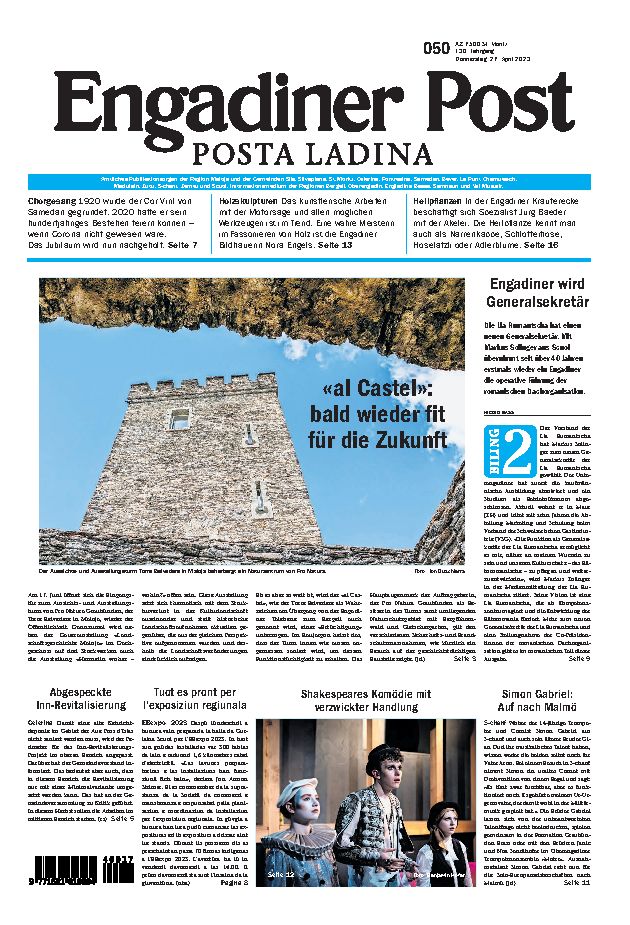 Engadiner Post Nr. 050 vom Donnerstag, 27.04.2023