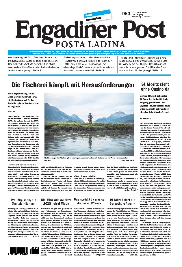 Engadiner Post Nr. 050 vom Donnerstag, 01.05.2025