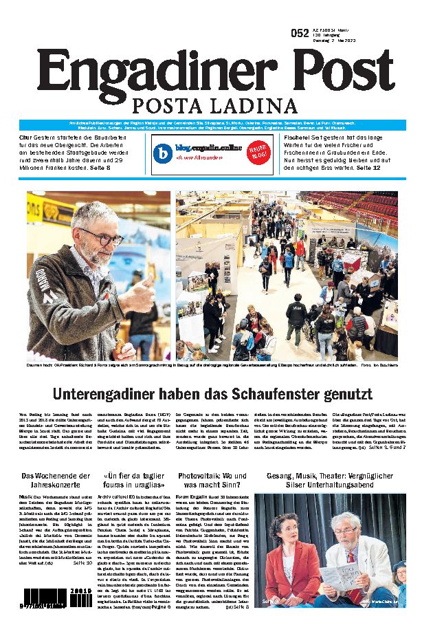 Engadiner Post Nr. 052 vom Dienstag, 02.05.2023