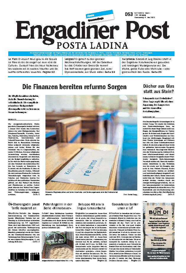 Engadiner Post Nr. 053 vom Donnerstag, 04.05.2023