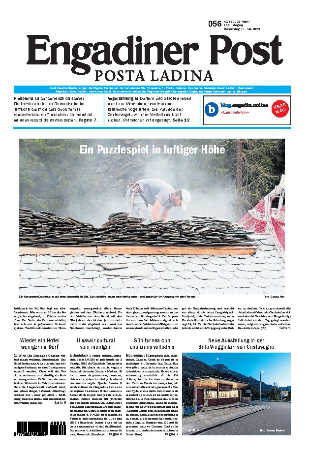 Engadiner Post Nr. 056 vom Donnerstag, 11.05.2023