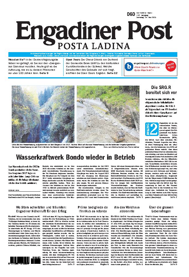 Engadiner Post Nr. 060 vom Samstag, 24.05.2025