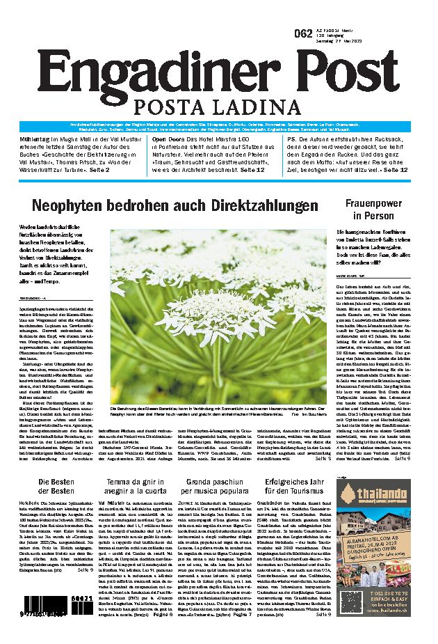 Engadiner Post Nr. 062 vom Samstag, 27.05.2023