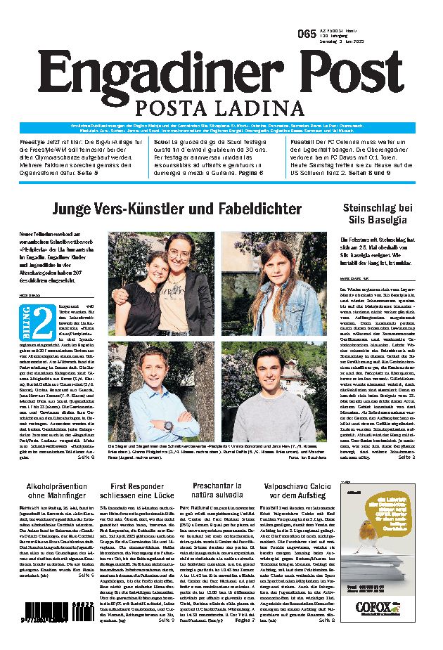 Engadiner Post Nr. 065 vom Samstag, 03.06.2023
